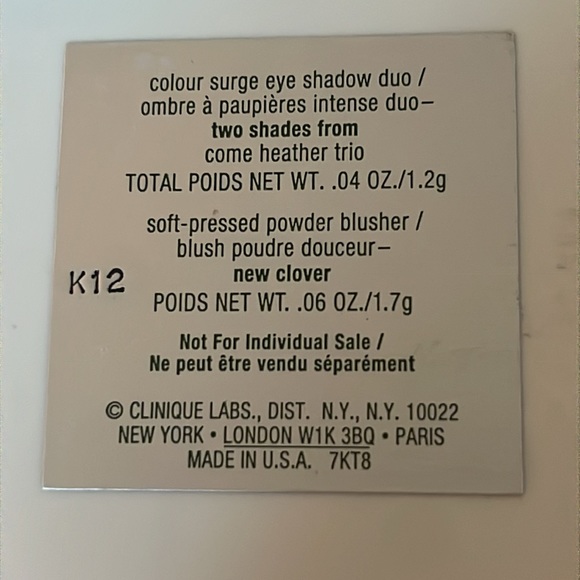 Clinique Eyeshadow/Blush Combo - Picture 4 of 5